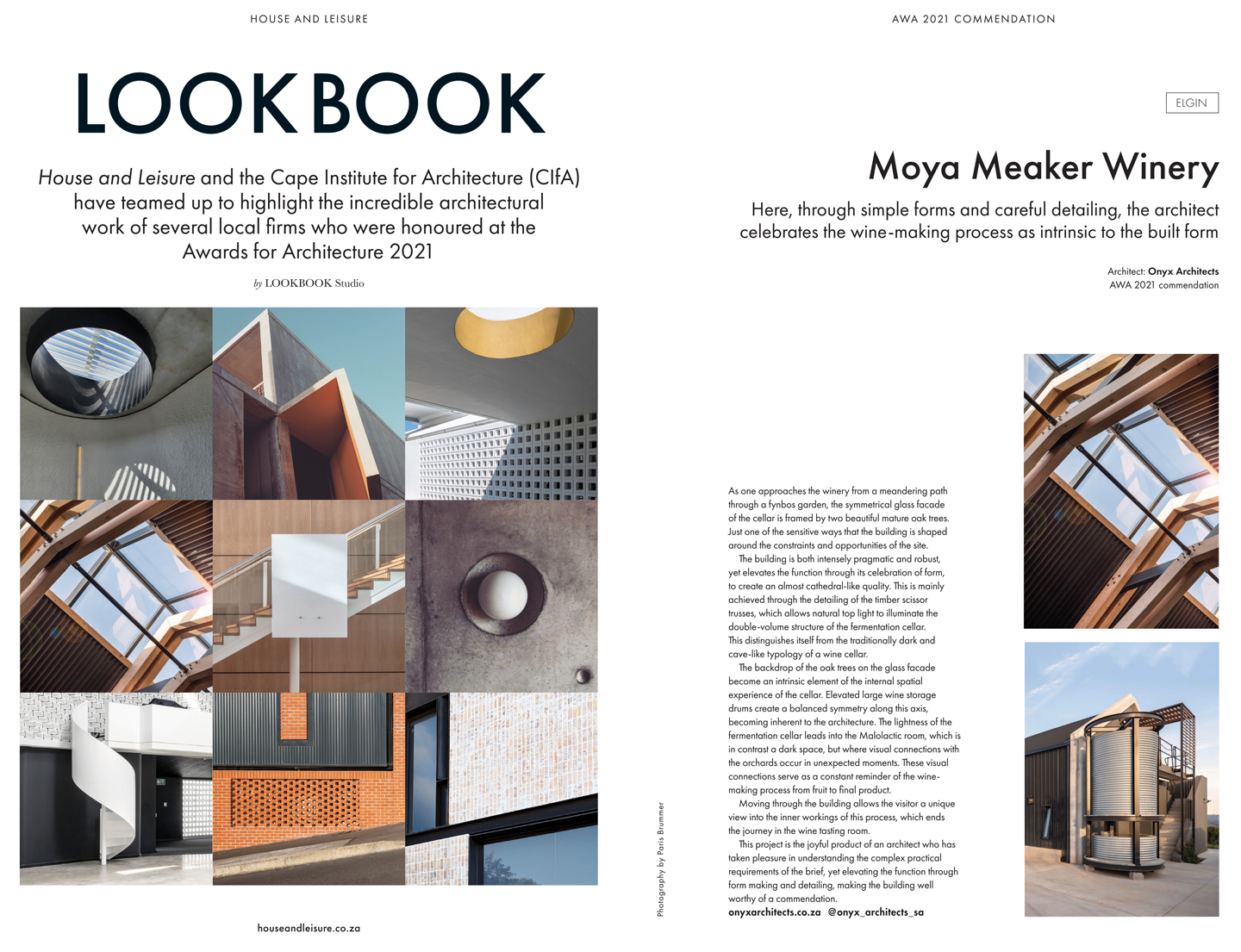 Onyx Architects and Interior Design Studio in Cape Town, House and Leisure Build Vol.4 Autumn 2022